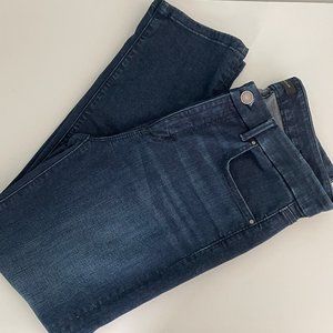 Ann Taylor The Straight Crop Jeans Size 6 LIKE NEW